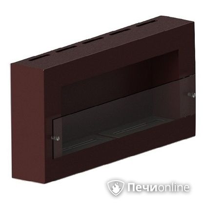 Биокамин ЭкоЛайф Window Fat II Glass black burgundy Арома в Берёзовском